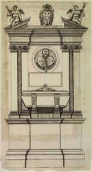 Cat. 197 (RL 11911 A) Monumento a Pietro Paolo PARISI, Cardinale, + 1546 (1604)